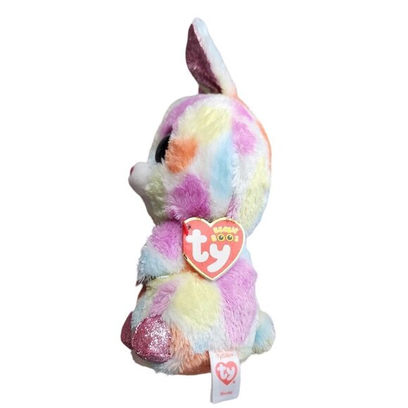 Ty Beanie Boos Bloomy The Easter Bunny Glitter Eyes 9" Medium - Picture 3 of 11
